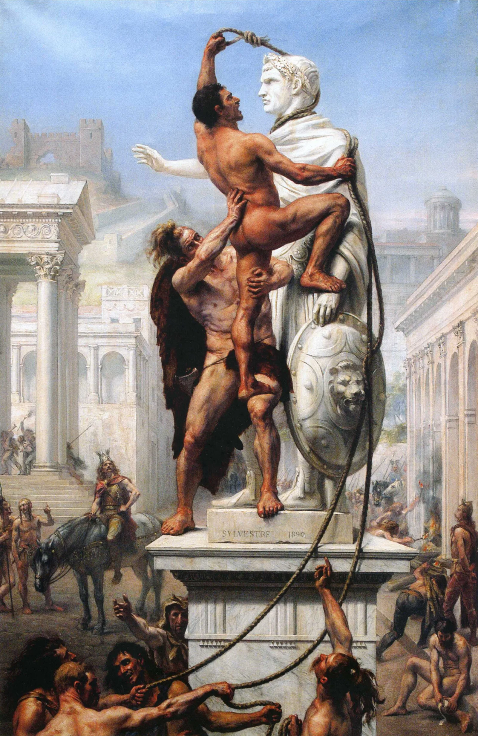 Sack of Rome by the Visigoths historical image 1